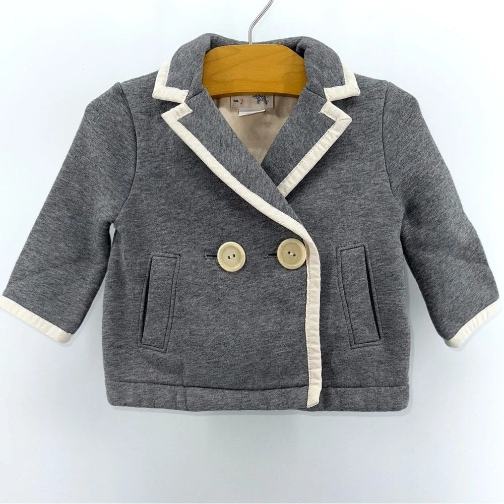 J. Crew Crewcuts Toddler Girl Cotton Trimmed Blazer/Jacket